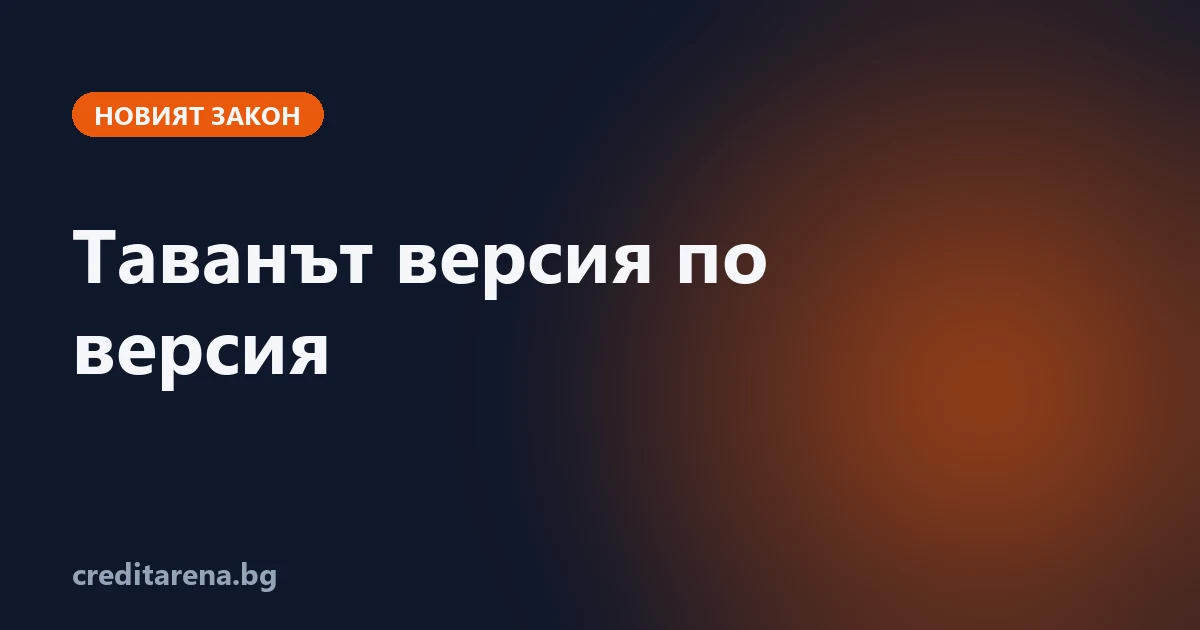 Как се промени таванът на разходите по потребителските кредити в новия закон