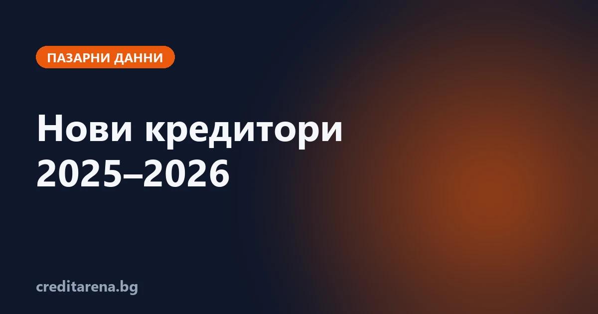 Нови и заличени финансови институции в регистъра на БНБ, 2025–2026