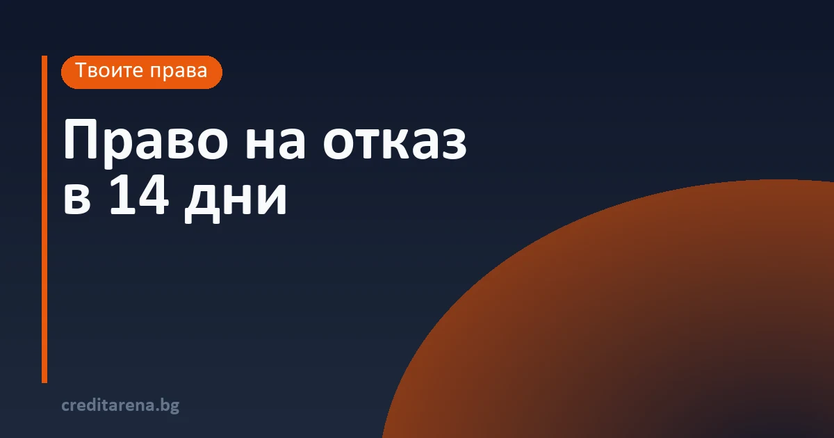 Право на отказ в 14 дни