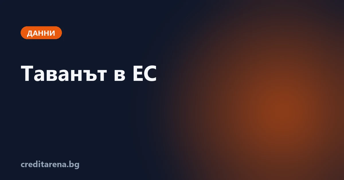 Таблица: таванът на цената на потребителския кредит по държави в ЕС и в България